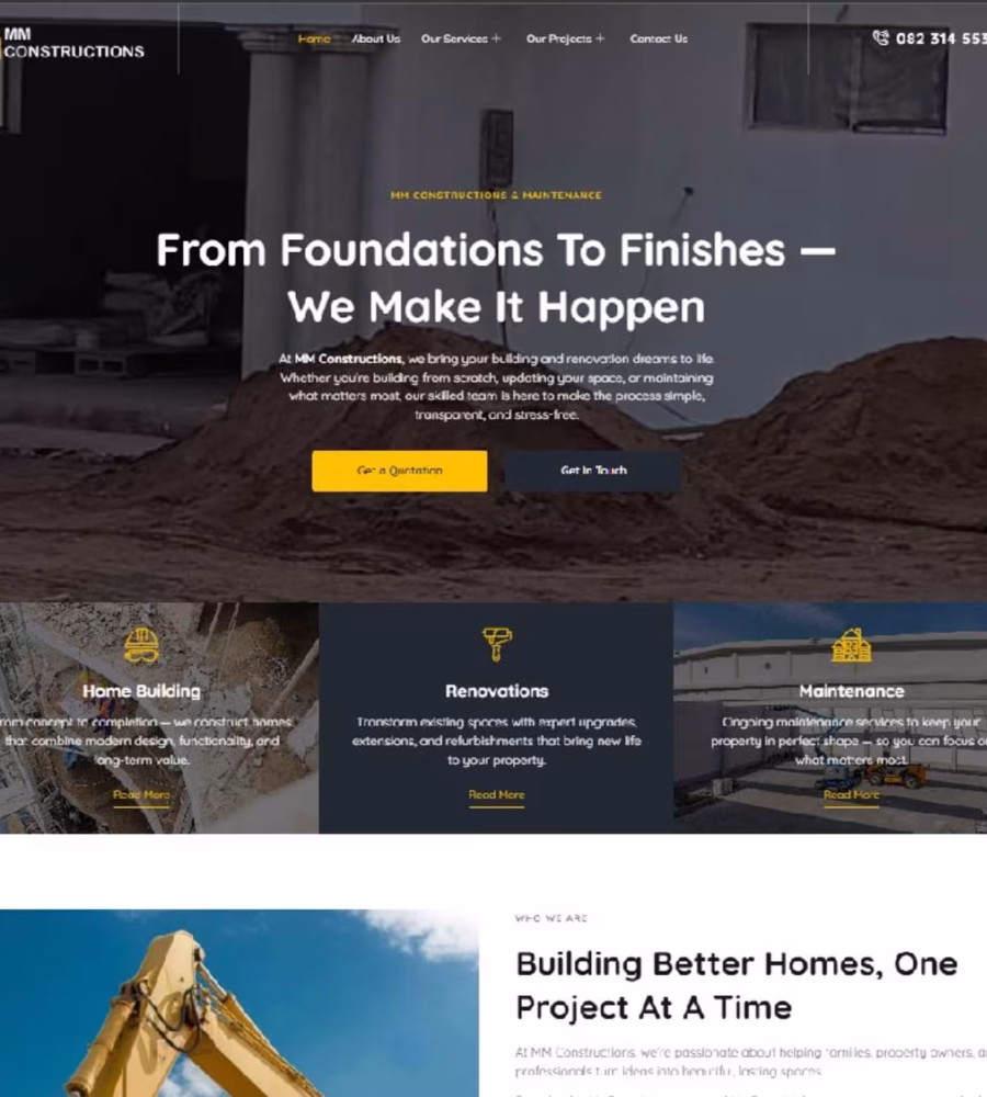 Web design portfolio Images. Nexus Marketing Agency in Pinetown, New Germany, Westmead, Hillcrest