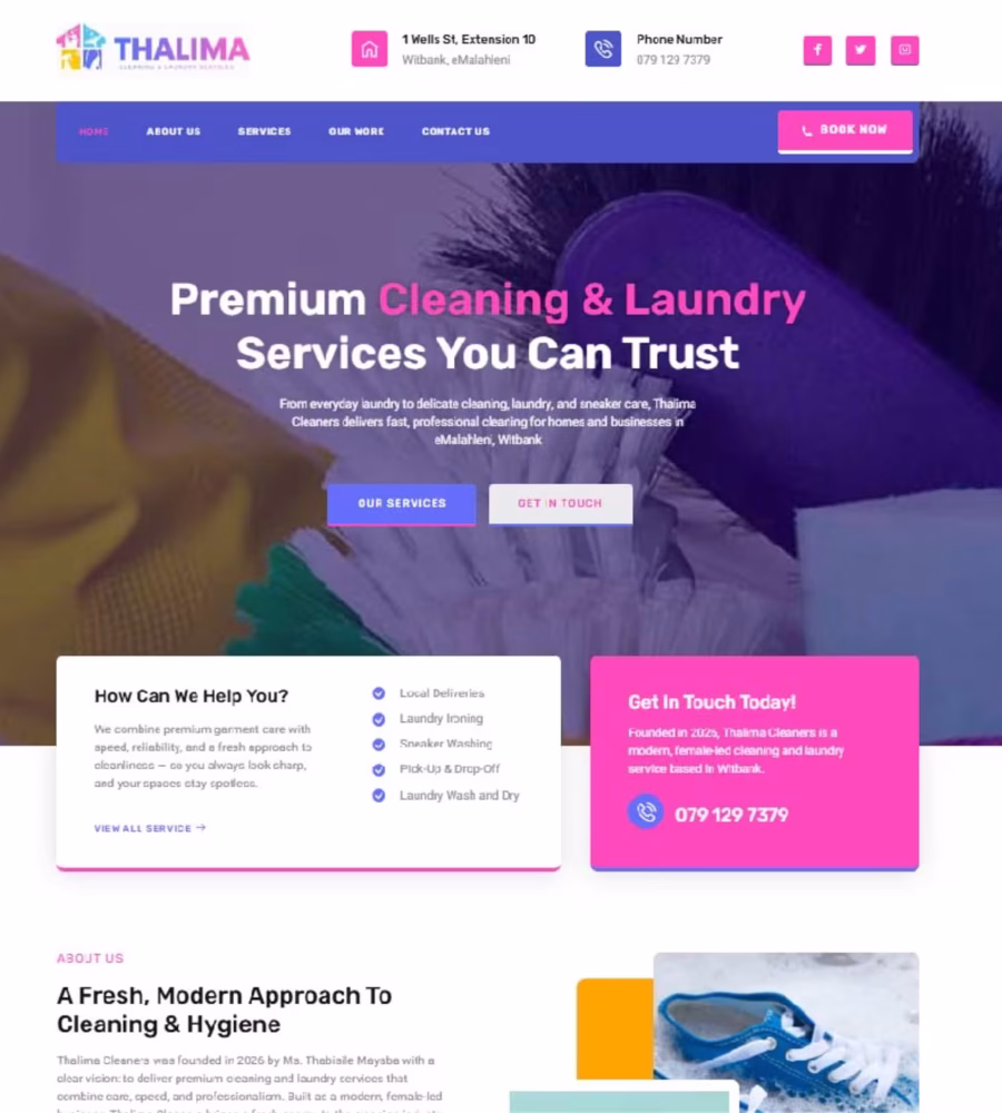 Web design portfolio Images. Nexus Marketing Agency in Pinetown, New Germany, Westmead, Hillcrest